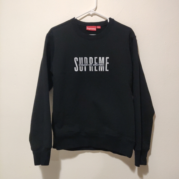 supreme world famous crewneck